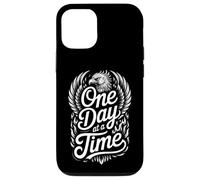 Funny One Day at a Time Saying Phoenix Wings Case for iPhone 12/12 Pro