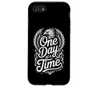 Funny One Day at a Time Saying Phoenix Wings Case for iPhone SE (2020) / 7/8