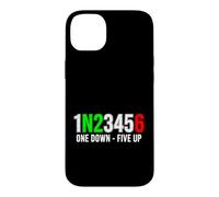 Funny One Down Five Up Saying Distressed Case for iPhone 14 Plus