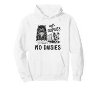 Funny Oops Cat Knocks Over Plant Shirt No Daisies Sarcastic Pullover Hoodie