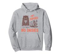 Funny Oops Cat Knocks Over Plant Shirt No Daisies Sarcastic Pullover Hoodie