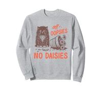 Funny Oops Cat Knocks Over Plant Shirt No Daisies Sarcastic Sweatshirt