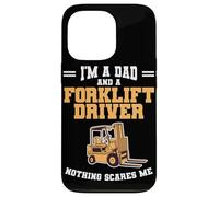 Funny Operator Constructor I'm A Dad And A Forklift Driver Case for iPhone 13 Pro