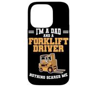 Funny Operator Constructor I'm A Dad And A Forklift Driver Case for iPhone 14 Pro