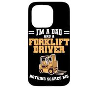Funny Operator Constructor I'm A Dad And A Forklift Driver Case for iPhone 15 Pro