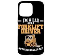 Funny Operator Constructor I'm A Dad And A Forklift Driver Case for iPhone 15 Pro Max