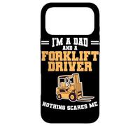 Funny Operator Constructor I'm A Dad And A Forklift Driver Case for iPhone 17 Pro Max