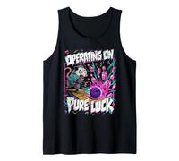 Funny Opossum Bowling League Retro 90s Slacker Tank Top