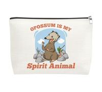 Funny Opossum Makeup Bag Opossums Lovers Gifts Toiletry Zipper Pouch Possums Gifts for Women Inspirational Gift Opossums Mom Gift Christmas Birthday Presents for Women Best Friend Cosmetic Bag