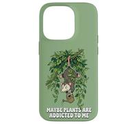 Funny Opossum Meme Maybe Plants are Addicted to Me Case for iPhone 14 Pro