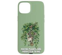 Funny Opossum Meme Maybe Plants are Addicted to Me Case for iPhone 15 Plus