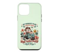 Funny Opossum Mom Caffeine Chaos Workout Survival Plan Case for iPhone 12 mini