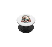 Funny Opossum Mom Caffeine Chaos Workout Survival Plan PopSockets Adhesive PopGrip