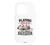 Funny Opossum Playing Dead Is a Valid Strategy Case for iPhone 15 Pro