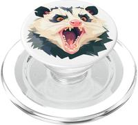 Funny Opossum Screaming Wild Animal Possum PopSockets PopGrip for MagSafe