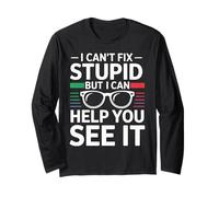 Funny Optometrist Optometry Humor I Can Help Gifts Men Women Long Sleeve T-Shirt