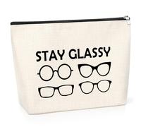 Funny Optometry Gift Optometrist Makeup Bag Eye Doctor Vision Gifts for Optician Optician Themed Gifts Ophthalmic Assistant Gift Optician Zipper Pouch Optometrist Graduation Presents Cosmetic Bag