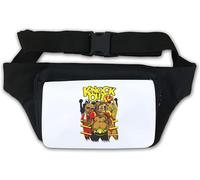 Funny Orangutan Knock Out Boxing Graphic Waist Bag Fanny Pack White