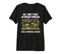 Funny Orchid Flower Gardening Florist Botany Indoor Plants Premium T-Shirt