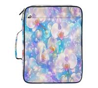 Funny Orchid Rhin Wonderful Folder with Pockets 7 Pockets A4 Letter Size with Zipper Closure for Office Supply File Folder with