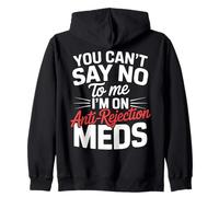 Funny Organ Transplant Recipient Zip Hoodie