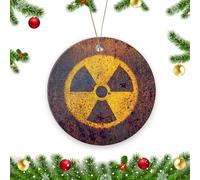 Funny Ornament Hanging Christmas Tree Ornaments Decorations for New Year's Christmas Winter Party,Nuclear Energy Radioactive