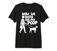 Funny Ostomy Now We Both Bag Our Poop Premium T-Shirt