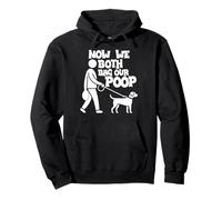 Funny Ostomy Now We Both Bag Our Poop Pullover Hoodie