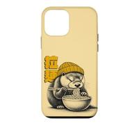 Funny Otter Eating Ramen Noodles Japan Kanji Case for iPhone 12 mini