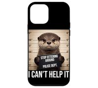 Funny Otter Mugshot Stop Ottering Around I Cant Help It Case for iPhone 12 mini