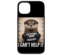 Funny Otter Mugshot Stop Ottering Around I Cant Help It Case for iPhone 13