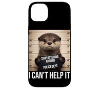 Funny Otter Mugshot Stop Ottering Around I Cant Help It Case for iPhone 14 Plus
