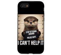 Funny Otter Mugshot Stop Ottering Around I Cant Help It Case for iPhone SE (2020) / 7/8