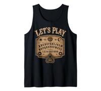 Funny Ouija Let's Halloween Play Cute Gothic Spirit Board Tank Top