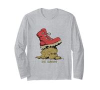 Funny Outdoor Pun Sole Survivor Long Sleeve T-Shirt