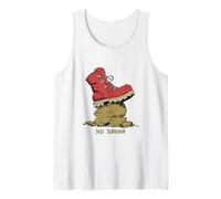 Funny Outdoor Pun Sole Survivor Tank Top