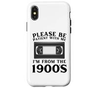 Funny Over the Hill Please Be Patient I'm From the 1900s VHS Case for iPhone X/XS