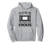 Funny Over the Hill Please Be Patient I'm From the 1900s VHS Pullover Hoodie