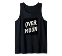 Funny Over the Moon Graphic Tank Top