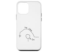 Funny Over Your Head Confused Drawing Of Man The Joke You Case for iPhone 12 mini