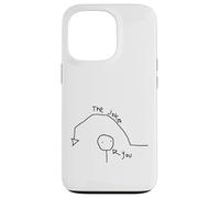 Funny Over Your Head Confused Drawing Of Man The Joke You Case for iPhone 13 Pro