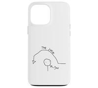 Funny Over Your Head Confused Drawing Of Man The Joke You Case for iPhone 13 Pro Max