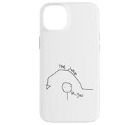Funny Over Your Head Confused Drawing Of Man The Joke You Case for iPhone 14 Plus