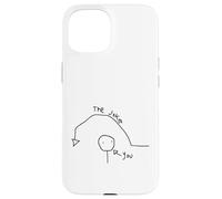 Funny Over Your Head Confused Drawing Of Man The Joke You Case for iPhone 15