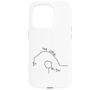 Funny Over Your Head Confused Drawing Of Man The Joke You Case for iPhone 15 Pro