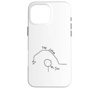 Funny Over Your Head Confused Drawing Of Man The Joke You Case for iPhone 16 Pro Max