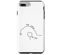 Funny Over Your Head Confused Drawing Of Man The Joke You Case for iPhone 7 Plus/8 Plus
