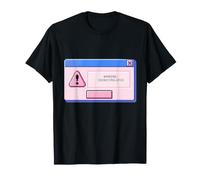 Funny Overstimulated Y2K Retro Computer Error Pop Up T-Shirt