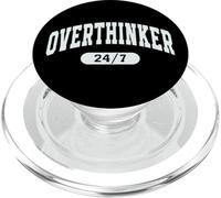 Funny Overthinking Mental Health Gift for Adults Kids PopSockets PopGrip for MagSafe