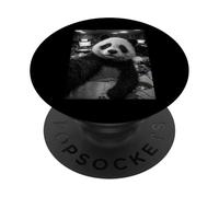 Funny Overworked Panda Meme Office Burnout PopSockets Adhesive PopGrip